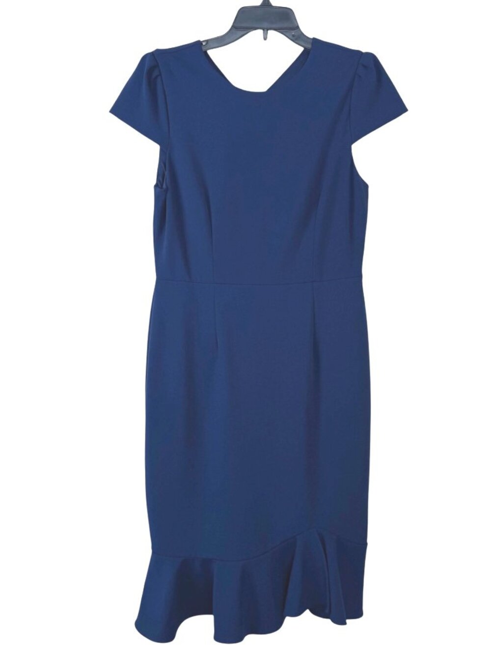Betsey Johnson Career Dress Navy Blue Women's Sz 10 Professional Office Classic